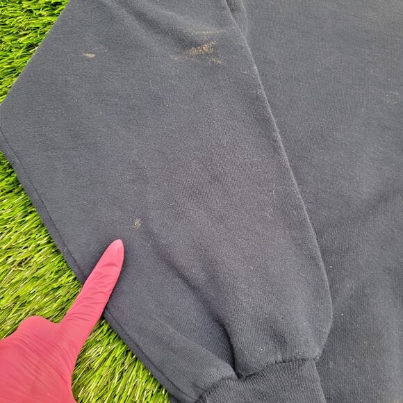 Vintage 80s No-Problem Sweatshirt Women Large 22x24 Baggy USA - Picture 9 of 15